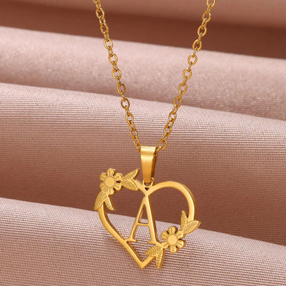 English Letter Necklace for Women & Girl