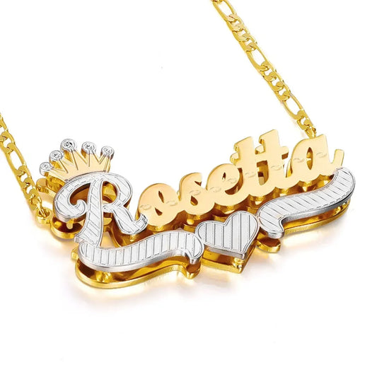 Custom Gold Plated Stainless steel Name Necklace